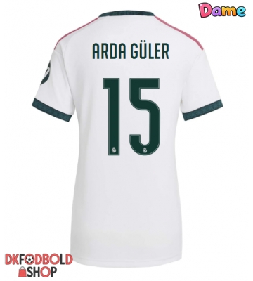 Real Madrid Arda Guler #15 Hjemmebanetrøje Dame 2026-27 Kort ærmer Real Madrid Arda Guler #15 Hjemmebanetrøje Dame 2026-27 Kort ærmer